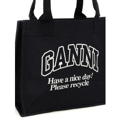 'Large Easy Shopper Contrasted Logo' shopping bag