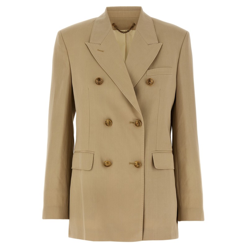 Heraldic buttons blazer
