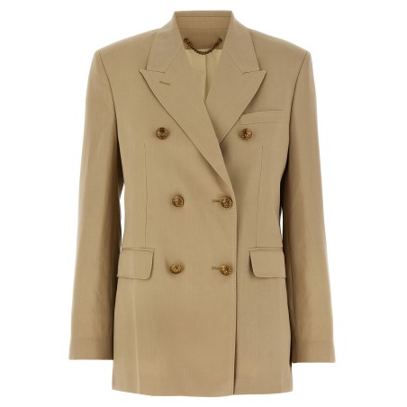 Heraldic buttons blazer