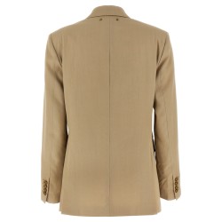 Heraldic buttons blazer