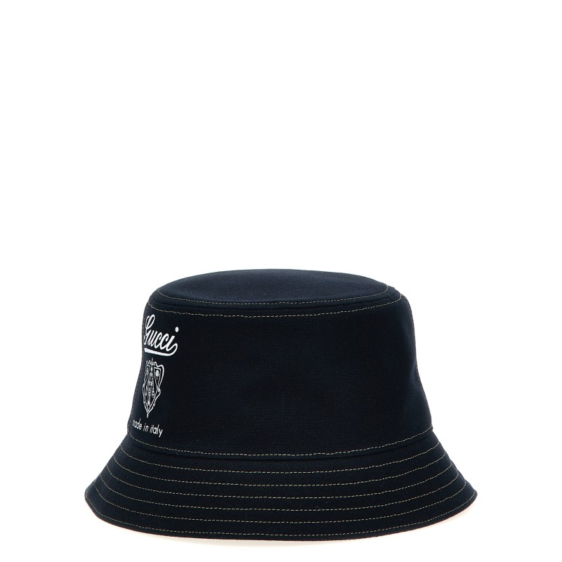 Gucci coat of arms bucket hat
