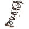 'Infinity Chain Gladiator' sandals