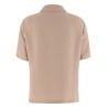 Silk polo shirt