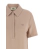 Silk polo shirt