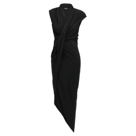 Draped dress
