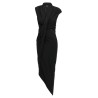 Draped dress