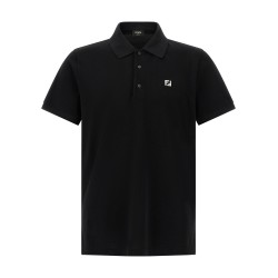 FF metallic logo polo shirt