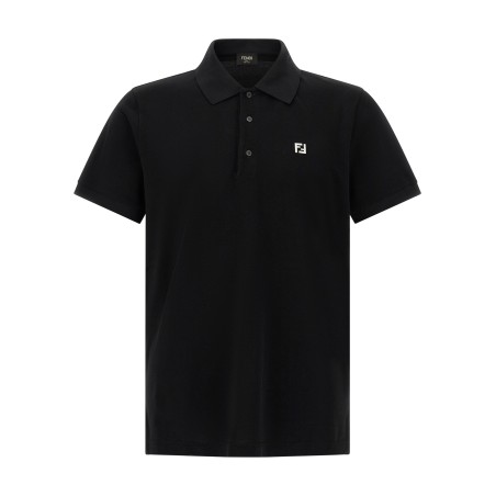 FF metallic logo polo shirt