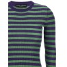Striped viscose sweater