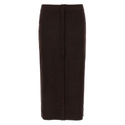 'bottoni' midi skirt