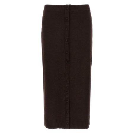 'bottoni' midi skirt