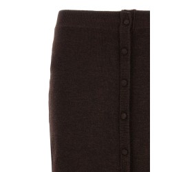 'bottoni' midi skirt