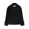 Double breasted wool coat