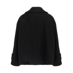 Double breasted wool coat