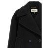 Double breasted wool coat