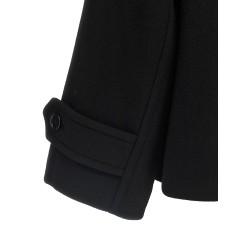 Double breasted wool coat