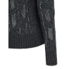 Crystal braid sweater