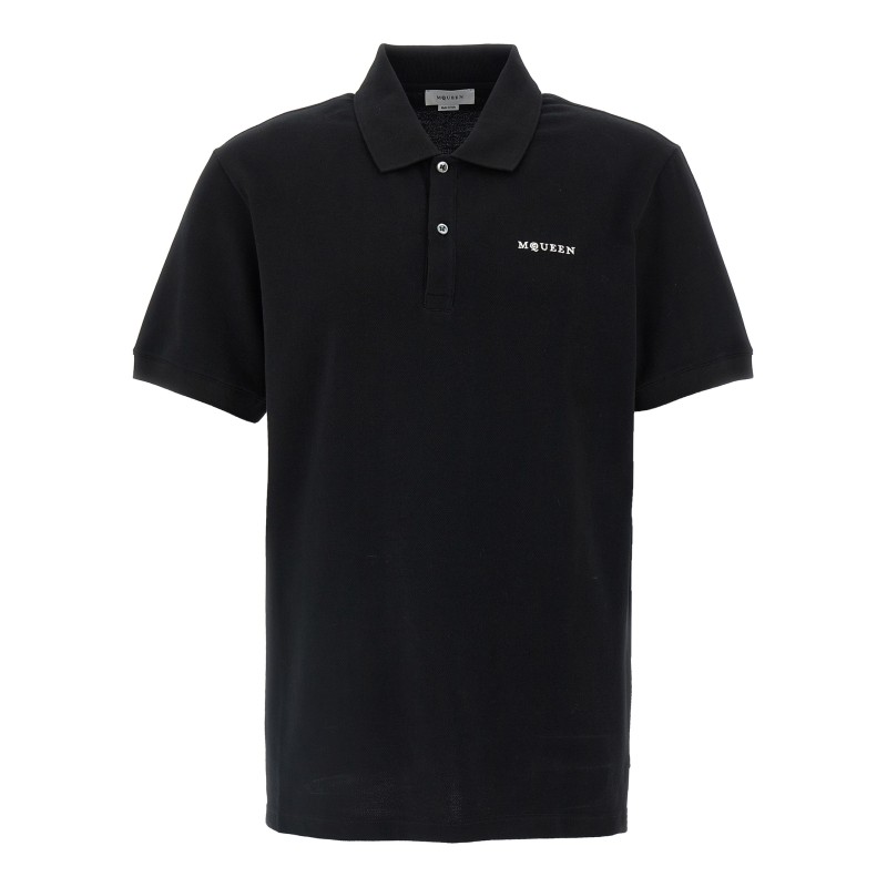 Logo embroidery polo shirt