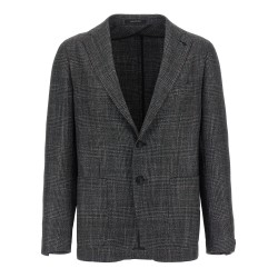 Check patterned blazer