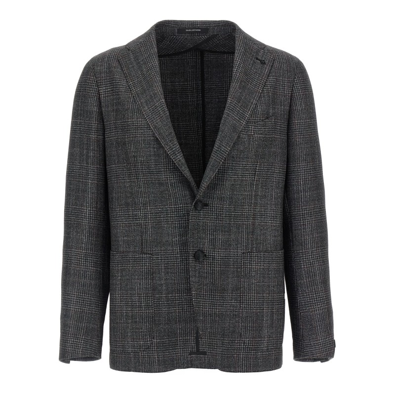 Check patterned blazer