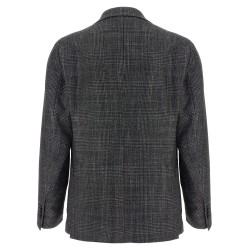 Check patterned blazer