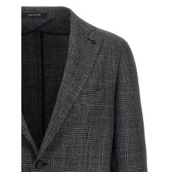 Check patterned blazer
