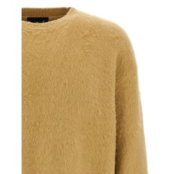 Shearling cotton sweater