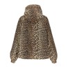 'Leopard Print Nylon' windbreaker