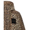 'Leopard Print Nylon' windbreaker