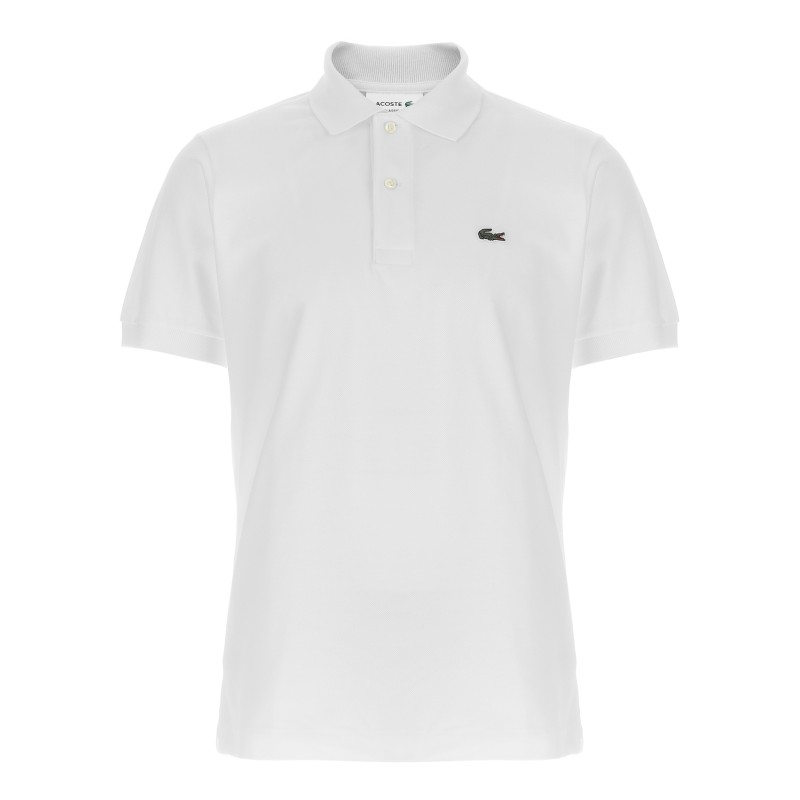 Logo patch polo shirt