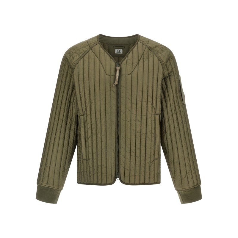 Ribbed down jacket