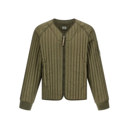 Ribbed down jacket