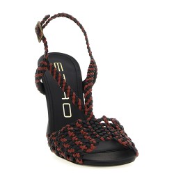 Two-tone sandals