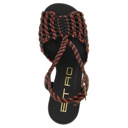 Two-tone sandals