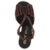 Two-tone sandals