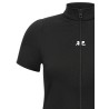 'Interlock Zipped' top