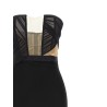 'Corsetted Draped Maxi' dress