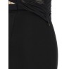 'Corsetted Draped Maxi' dress