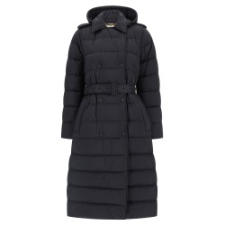 Padded trench coat
