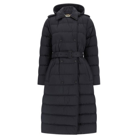 Padded trench coat