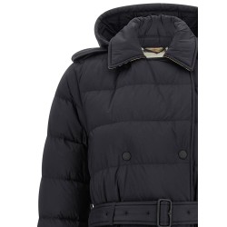 Padded trench coat