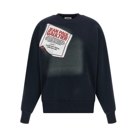 'The Blue Gaultier Label' sweatshirt
