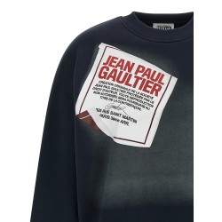 'The Blue Gaultier Label' sweatshirt