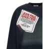 'The Blue Gaultier Label' sweatshirt