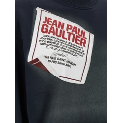 'The Blue Gaultier Label' sweatshirt