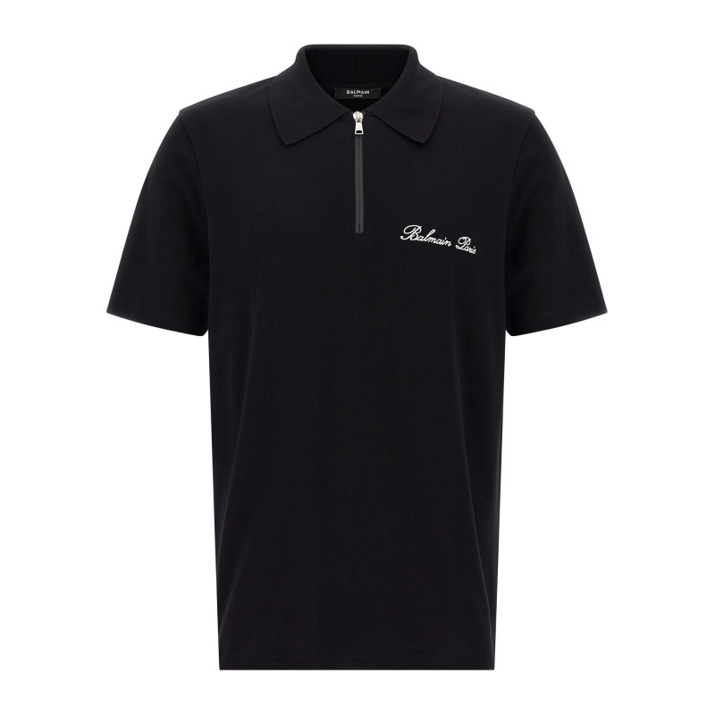 Logo embroidery polo shirt