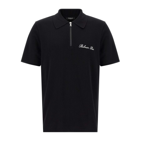 Logo embroidery polo shirt