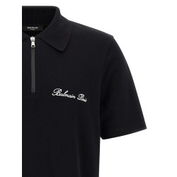 Logo embroidery polo shirt