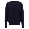 'Leone catena' button sweater