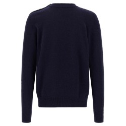 'Leone catena' button sweater